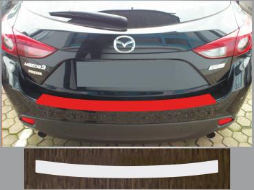Lackschutzfolie Ladekantenschutz transparent 150 µm für Mazda 3 Schrägheck Limousine 2013 - 2017
